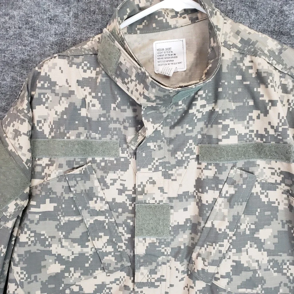 Army Combat‎ Uniform Jacket Medium Short ACU Digital Camo 8415-01-519-8509 USA
